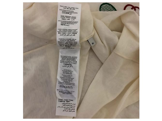 T-shirt Gucci in cotone bianca Bianco - vista 6