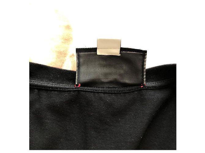 T-shirt Gucci rainbow nera in cotone Nero - vista 4