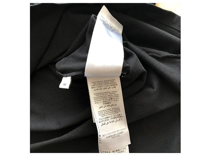 T-shirt Gucci rainbow nera in cotone Nero - vista 6