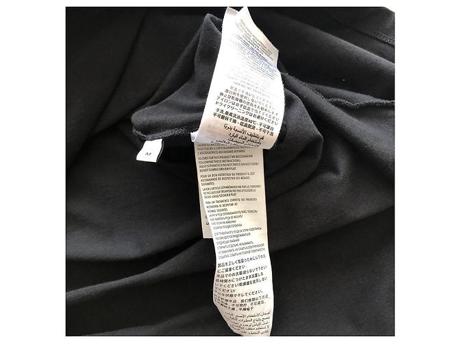 T-shirt Gucci rainbow nera in cotone Nero - vista 7