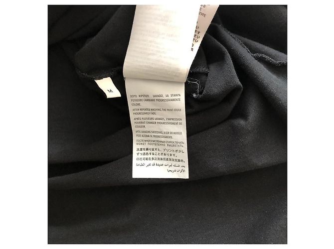 T-shirt Gucci rainbow nera in cotone Nero - vista 8