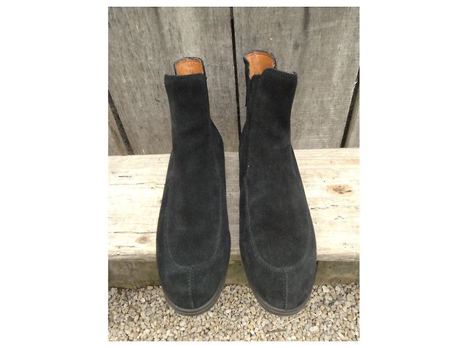 botines Salvatore Ferragamo talla 38,5 Negro - vista 4