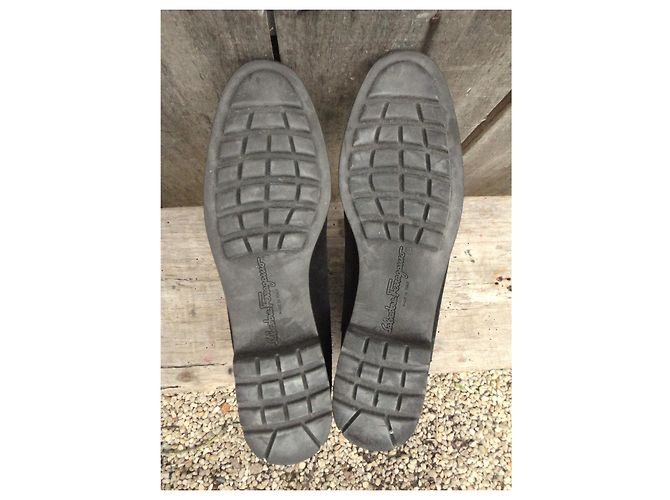 botines Salvatore Ferragamo talla 38,5 Negro - vista 6