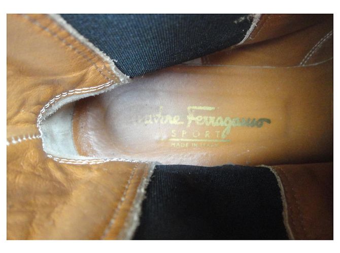 botines Salvatore Ferragamo talla 38,5 Negro - vista 8