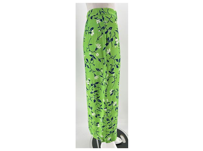 Autre Marque Faldas Kitri T.UK 6 Viscosa Verde - vista 3