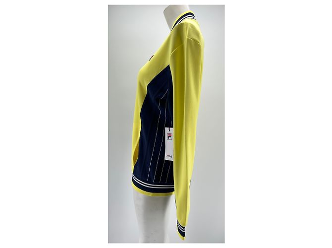 Autre Marque Fila Tops T. International S Polyester Gelb - Ansicht 4