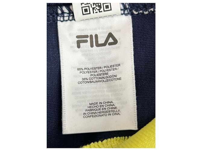 Autre Marque Fila Tops T. International S Polyester Gelb - Ansicht 7