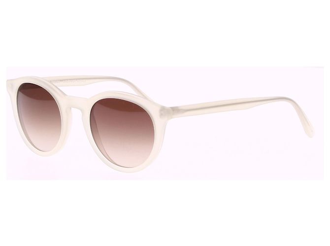 Autre Marque Non Signé / Unsigned sunglasses T.  Plastic White - view 2