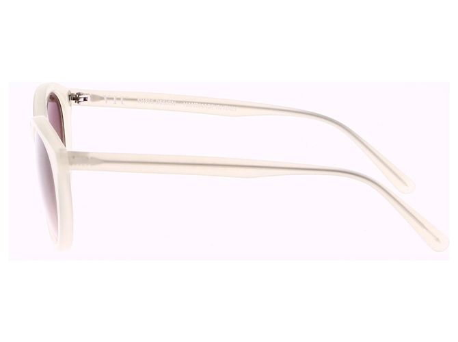 Autre Marque Non Signé / Unsigned sunglasses T.  Plastic White - view 3
