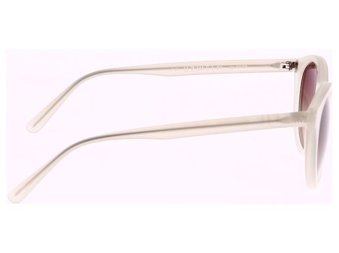 Autre Marque Non Signé / Unsigned sunglasses T.  Plastic White - view 4