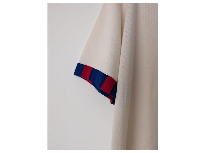 Chanel 2019 Kreuzfahrt 19C LA PAUSA seltener Kaschmir-Stricktop Roh - Ansicht 11