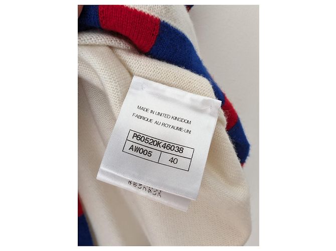 Chanel 2019 Kreuzfahrt 19C LA PAUSA seltener Kaschmir-Stricktop Roh - Ansicht 7