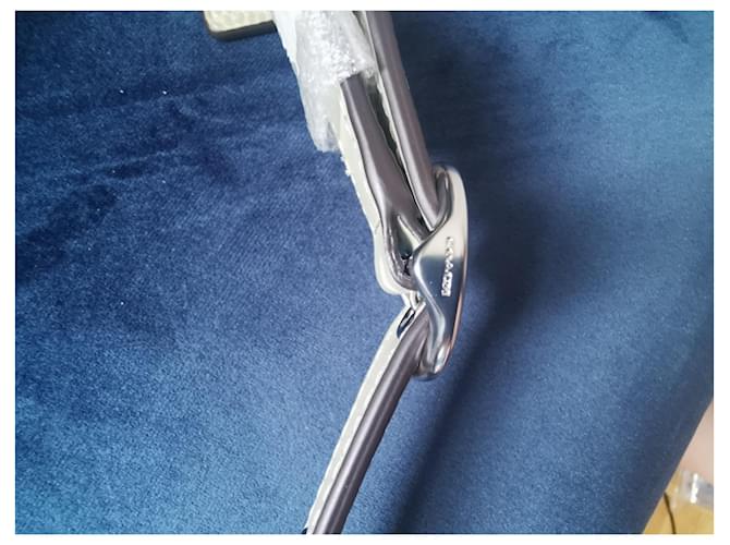 Sac à main Coach en cuir vert effet python Vert clair Bijouterie argentée - vue 11