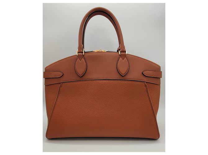 Lockit Borsa Louis Vuitton Lock It MM Marrone - vista 2