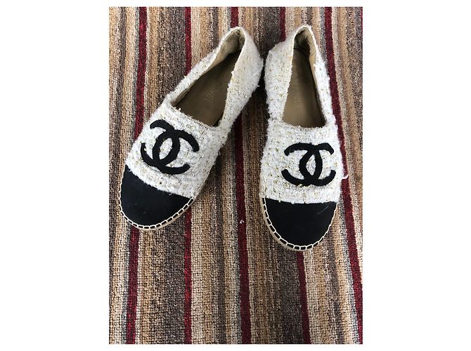 Chanel Ciabatte Bianco - vista 3
