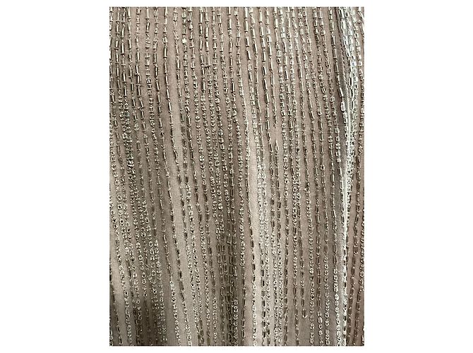 Jenny Packham Abito in chiffon con ricamo di perle Rosa - vista 5
