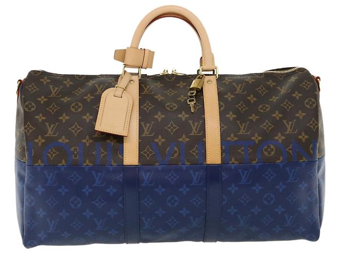 LOUIS VUITTON Monogramma diviso Keepall Bandouliere 50 Borsa Boston M43861 67497S - vista 13