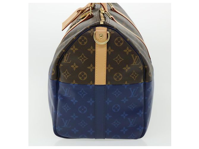 LOUIS VUITTON Monogramma diviso Keepall Bandouliere 50 Borsa Boston M43861 67497S - vista 3