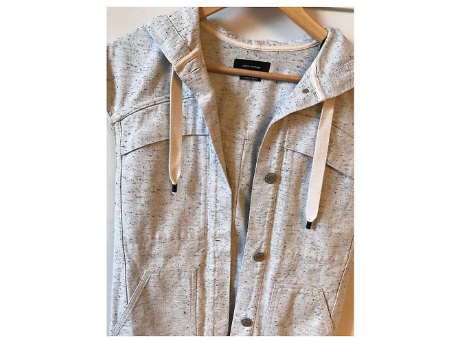ISABEL MARANT Chaquetas T.FR 34 Algodón Gris - vista 2