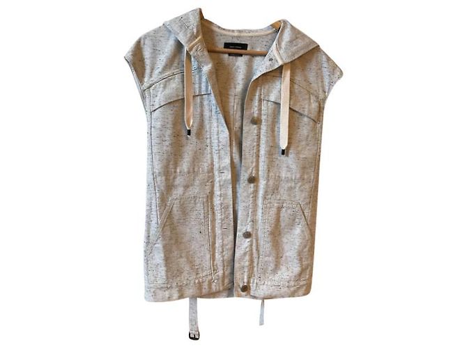 ISABEL MARANT Chaquetas T.FR 34 Algodón Gris - vista 6