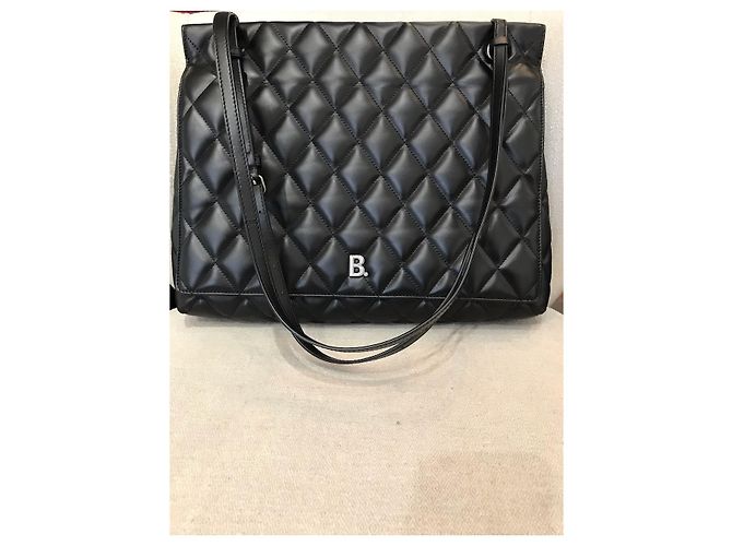 Borse BALENCIAGA T. Pelle Nero - vista 2