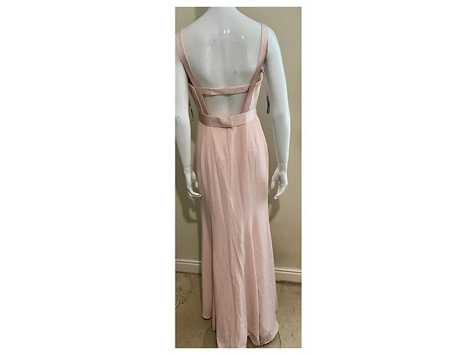 Vera Wang Blasses rosa Abendkleid Pink - Ansicht 2
