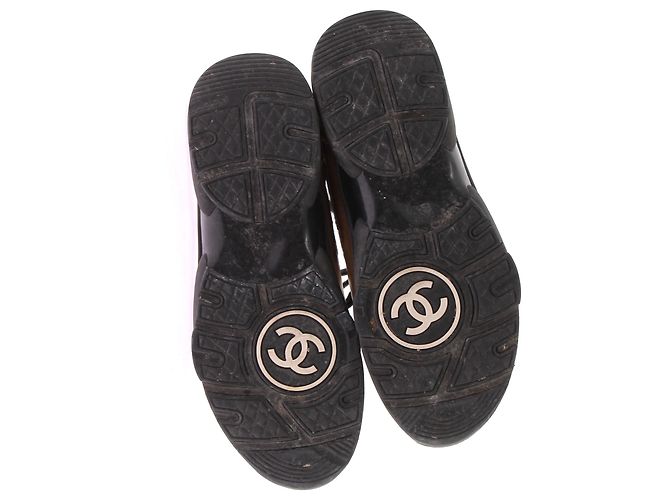 Scarpe Chanel T.EU 38.5 Pelle D'oro - vista 7