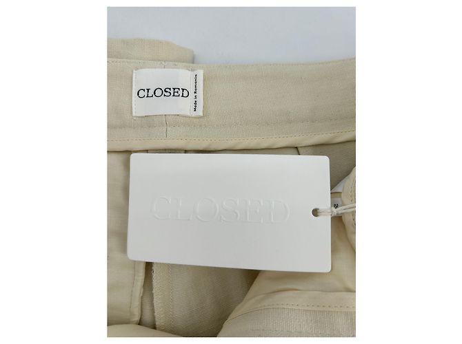 Closed Pantalones cerrados T.US 26 de algodón Beige - vista 3