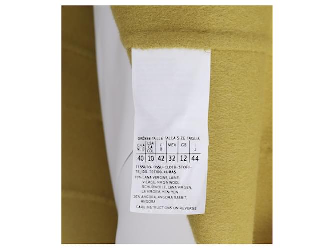 Max Mara – Gefütterte Weste aus gelber Wolle - Ansicht 10