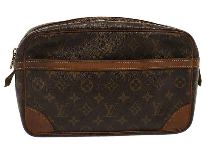 LOUIS VUITTON Monogramma Compiegne 28 Pochette M51845 LV Auth 73002 - vista 13