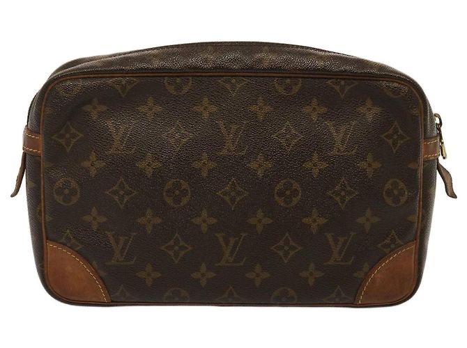 LOUIS VUITTON Monogramma Compiegne 28 Pochette M51845 LV Auth 73002 - vista 2