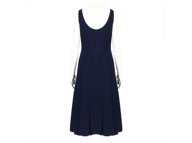 Valentino Garavani Valentino Elegantes Mitternachtsblaues Kleid Dunkelblau - Ansicht 4