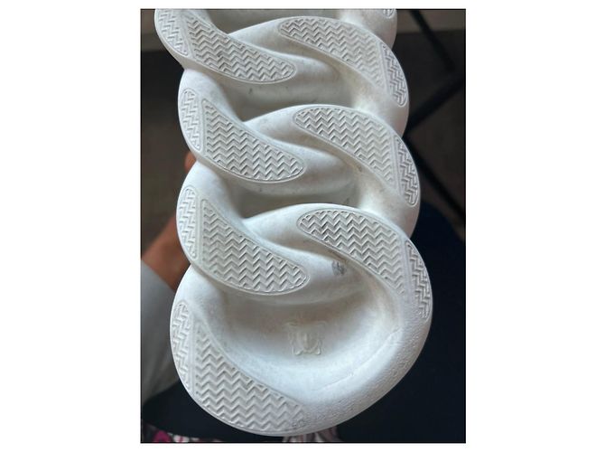 Baskets Versace en daim rose - vue 6