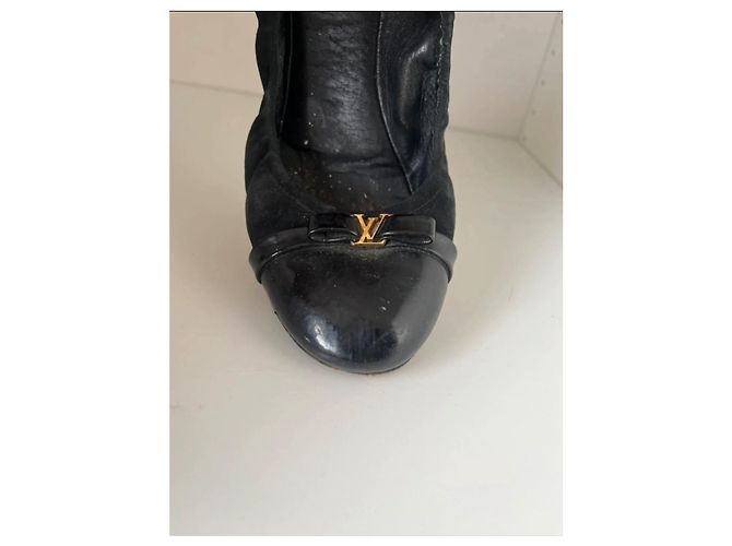 Bailarinas Louis Vuitton de piel negra 41 Negro - vista 3