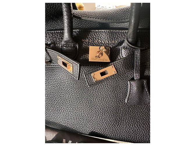 Borsa a mano Mac Douglas in pelle nera Nero - vista 3