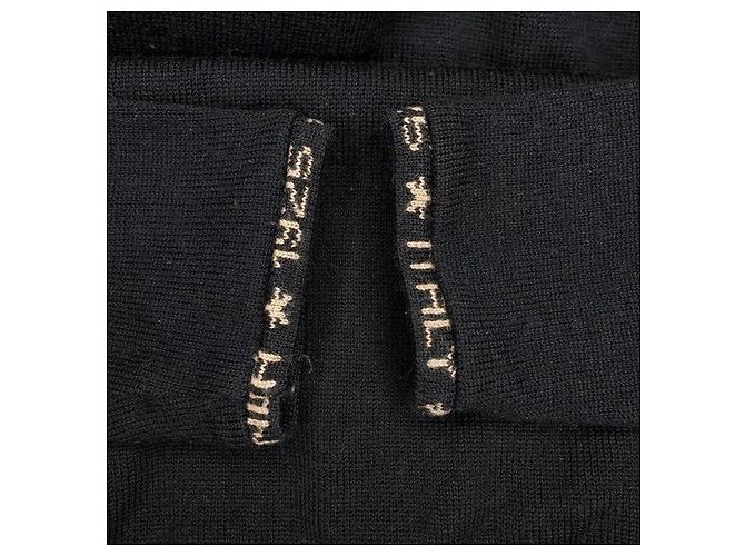 Fendi Kleid schwarz aus Kaschmir mit Monogramm - Ansicht 7