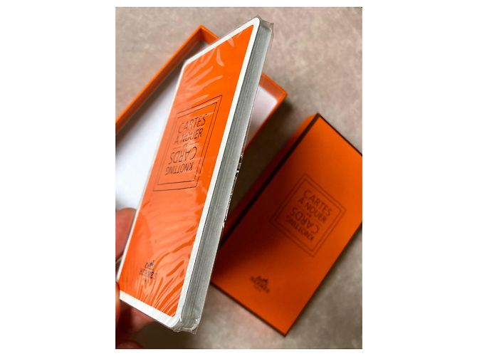 Hermès Mazzo di carte da gioco nº6 nuovo Arancione - vista 3