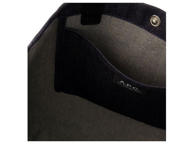 Apc Borsa shopper Topologie - A.P.C. - Cotone - Nero - vista 4
