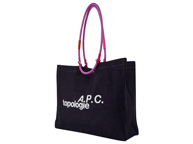 Apc Topologie Shopper Tasche - A.P.C. - Baumwolle - Rosa - Ansicht 2
