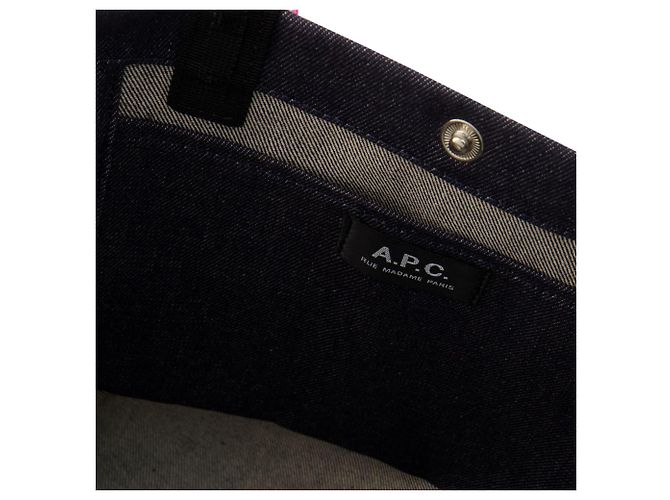 Apc Topologie Shopper Tasche - A.P.C. - Baumwolle - Rosa - Ansicht 4