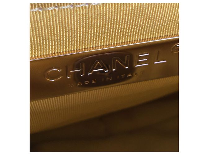Chanel Giallo Medio Tela 19 Flap - vista 7