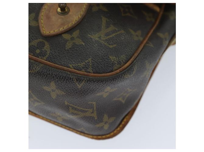 Borsa a tracolla LOUIS VUITTON Monogram Gibeciere MM M42247 LV Auth bs14038 Monogramma - vista 15