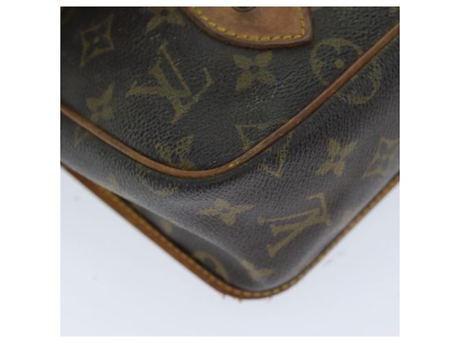 Borsa a tracolla LOUIS VUITTON Monogram Gibeciere MM M42247 LV Auth bs14038 Monogramma - vista 16