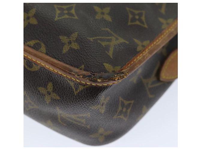 Borsa a tracolla LOUIS VUITTON Monogram Gibeciere MM M42247 LV Auth bs14038 Monogramma - vista 17