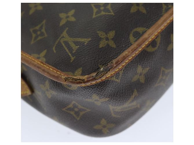 Borsa a tracolla LOUIS VUITTON Monogram Gibeciere MM M42247 LV Auth bs14038 Monogramma - vista 18