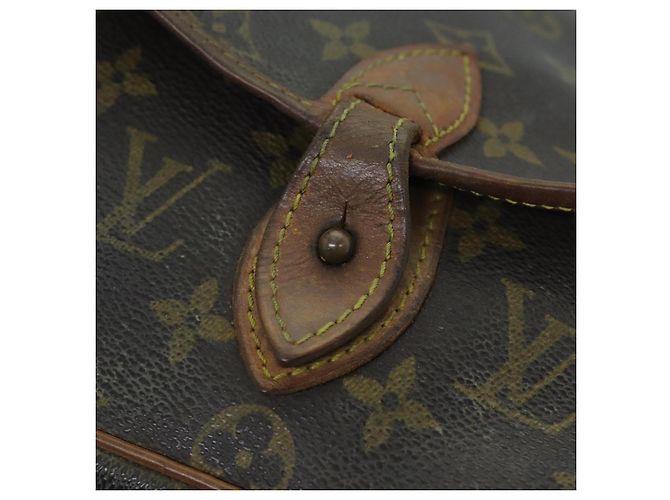 Borsa a tracolla LOUIS VUITTON Monogram Gibeciere MM M42247 LV Auth bs14038 Monogramma - vista 19