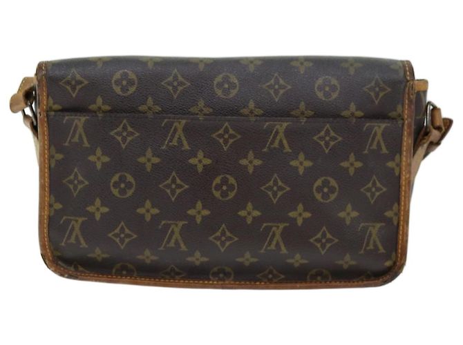 Borsa a tracolla LOUIS VUITTON Monogram Gibeciere MM M42247 LV Auth bs14038 Monogramma - vista 2