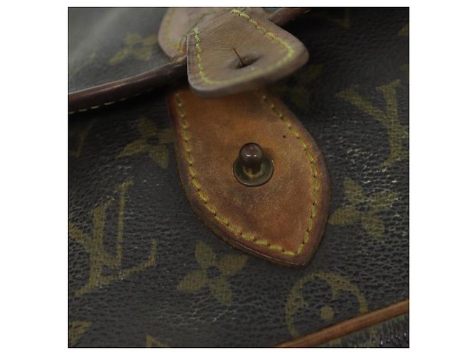 Borsa a tracolla LOUIS VUITTON Monogram Gibeciere MM M42247 LV Auth bs14038 Monogramma - vista 20