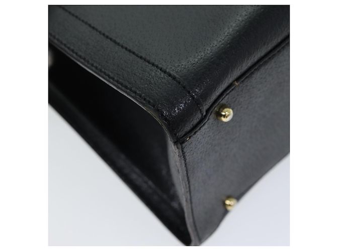 GUCCI Borsa a mano Bamboo Pelle Nera 002 1095 0260 Auth ep4125 Nero - vista 14