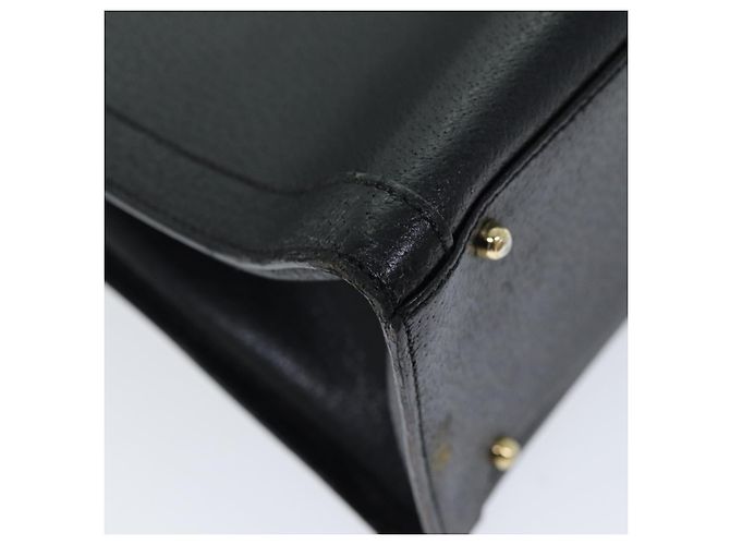 GUCCI Borsa a mano Bamboo Pelle Nera 002 1095 0260 Auth ep4125 Nero - vista 16